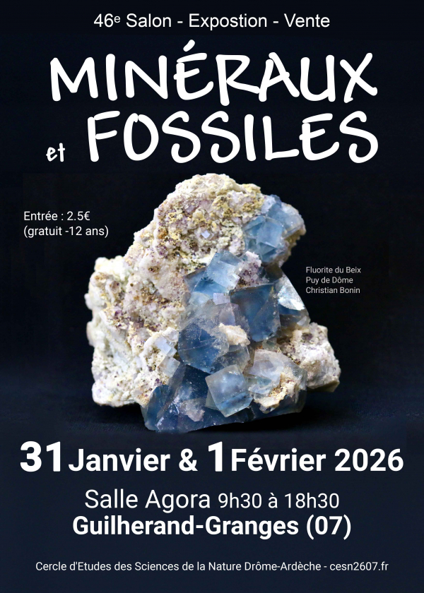 46ème Bourse Minéraux et Fossiles de Guilherand-Granges