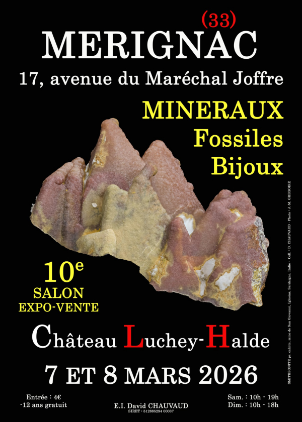 10e SALON MINERAUX FOSSILES BIJOUX
