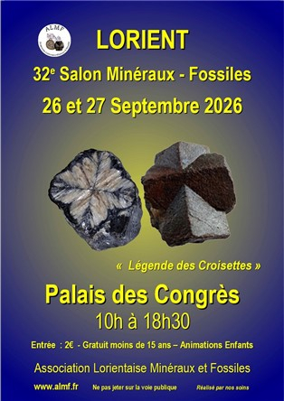 32e  Salon Minéraux et Fossiles