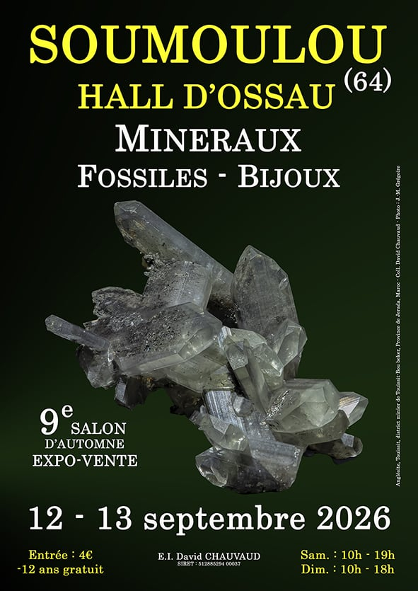 9e SALON MINERAUX FOSSILES BIJOUX