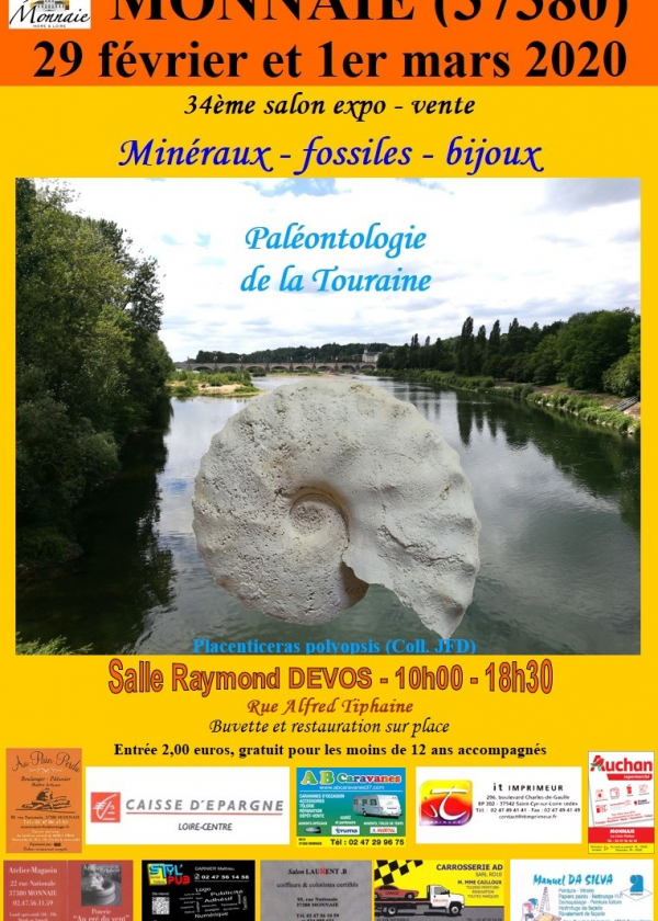 34ème Bourse expo-vente de minéraux et fossiles