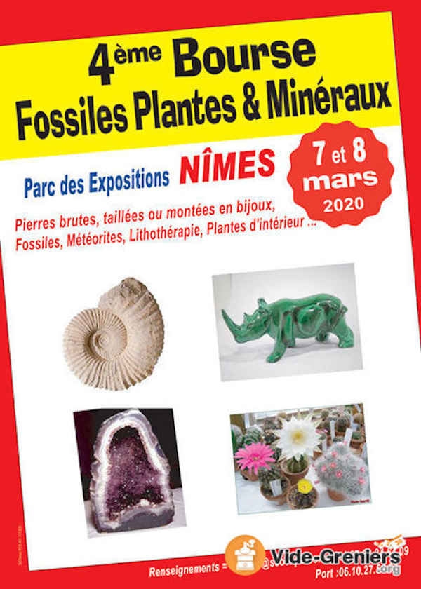 4ème Bourse fossiles, plantes et minéraux