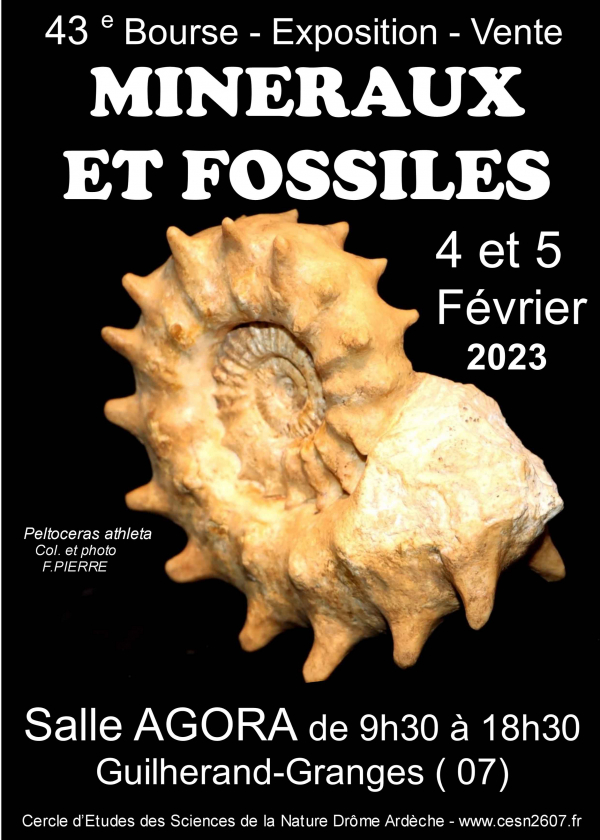 43ème Bourse Minéraux et Fossiles de Guilherand-Granges