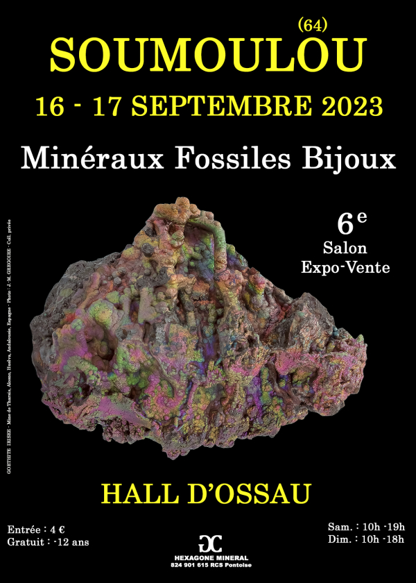 6e Salon minéraux fossiles bijoux d'automne de Soumoulou
