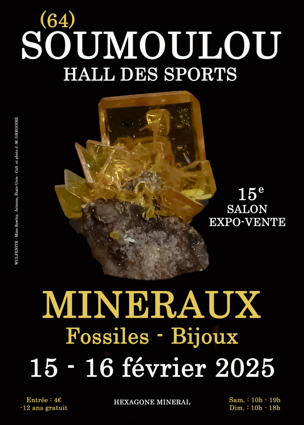 15e salon minéraux fossiles bijoux de Soumoulou