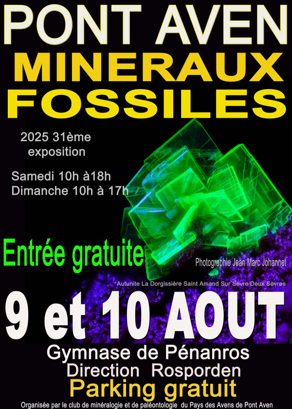 Exposition ,vente et échanges de minéraux et fossiles Exposition ,vente et échanges de minéraux et fossiles