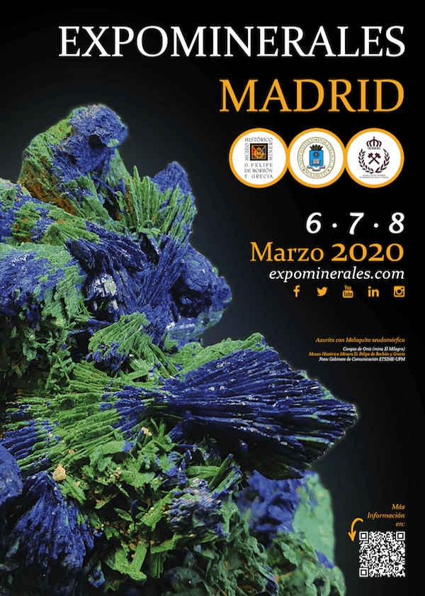 Exposition minéraux Madrid 2020