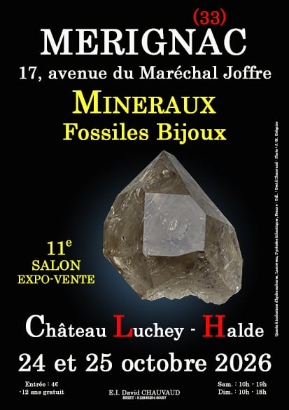11e SALON MINERAUX FOSSILES BIJOUX