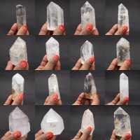 Prisme de quartz avec inclusion