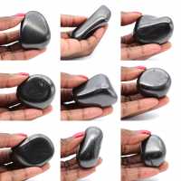 Pierre polie en shungite