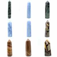 Prisme de calcite bleue