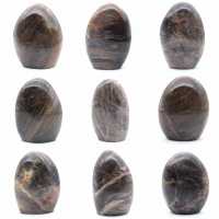 Pierre de lune noire naturelle Pierre de lune noire naturelle