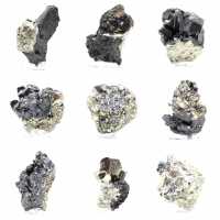 Pièce de Collection Sphalérite et Pyrite