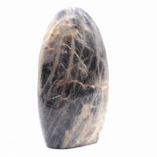 Roche polie en Pierre de lune noire
