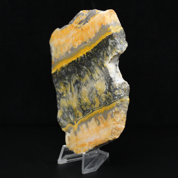 Plaque décorative de Jaspe Bumblebee - 130g