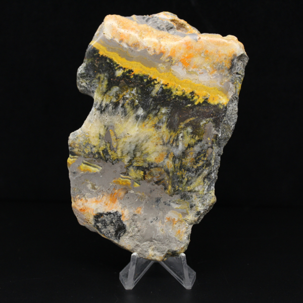 Plaque décorative de Jaspe Bumblebee - 130g