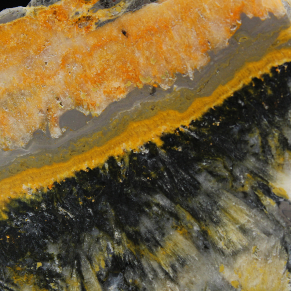 Plaque décorative de Jaspe Bumblebee - 130g