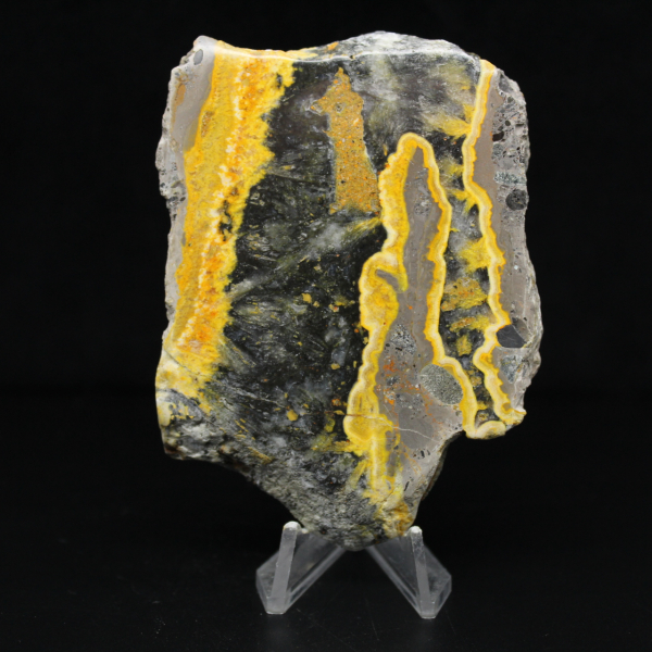 Spécimen poli de Jaspe Bumblebee - 105g