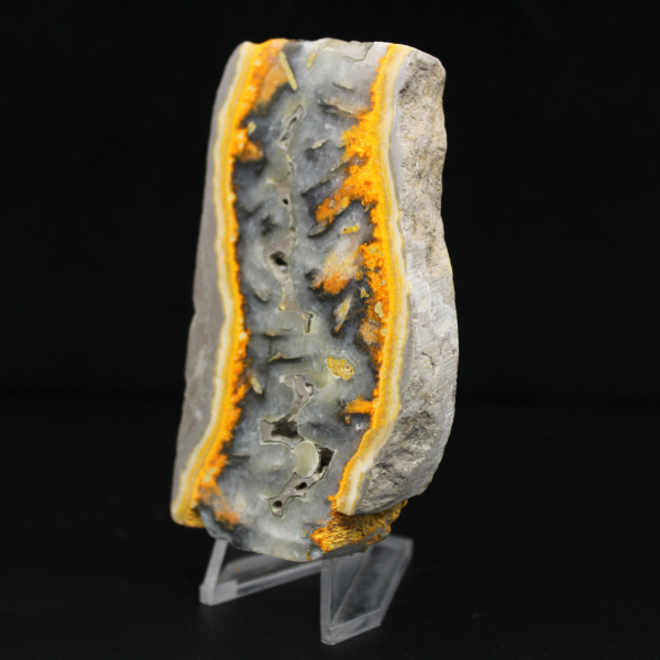 Tranche robuste de Jaspe Bumblebee d'Indonésie