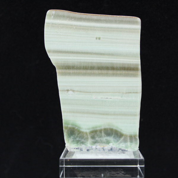 Pierre d’Aragonite verte idéale pour collection