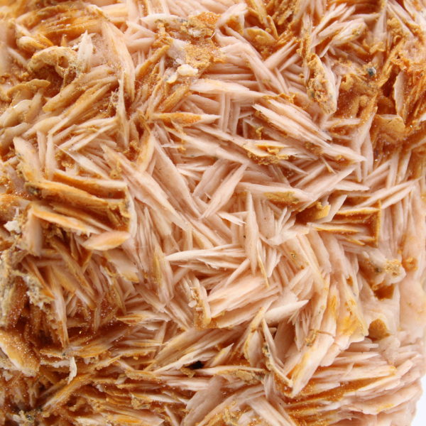 Barytine orange du Maroc, cristallisation authentique