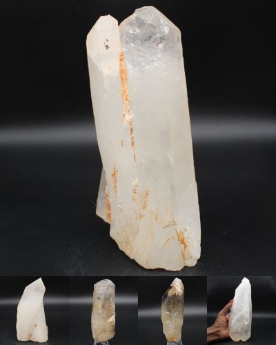 Cristaux de quartz brut de Madagascar Madagascar collection décembre 2021