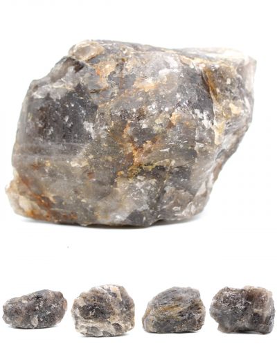 Quartz fumé brut Madagascar collection décembre 2021