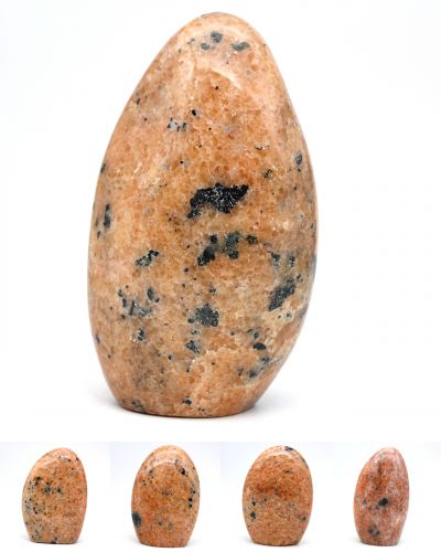 Calcite orange pierres polies Madagascar collection novembre 2022