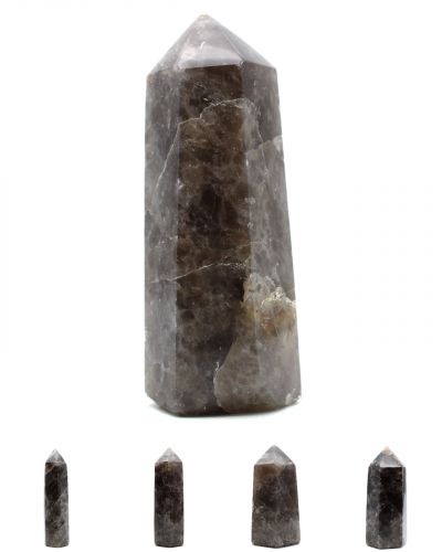 Prismes quartz fumés Madagascar collection janvier 2023