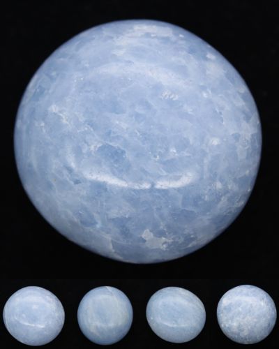 Galets de calcite bleue Madagascar collection février 2023