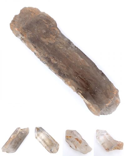 Quartz cristaux bruts Madagascar collection avril 2024