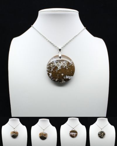 Pendentif jaspe Madagascar collection décembre 2024