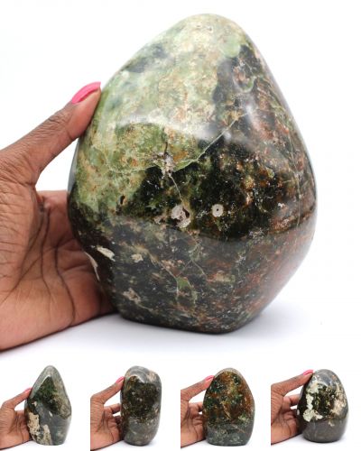 Chrysoprase polie Madagascar collection octobre 2024