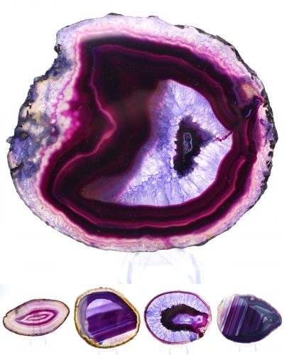 Agate violette Brésil collection avril 2026