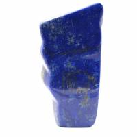 Bloc en pierre de lapis Lazuli forme abstraite d'ornement