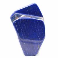 Bloc en pierre de lapis Lazuli forme abstraite d'ornement