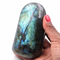 Bloc de pierre de Labradorite pour décoration et collection