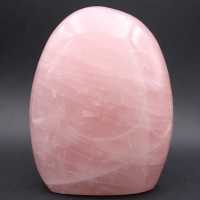Grand bloc poli de quartz rose