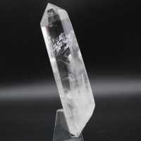 Prisme bi-terminé de cristal de roche re-surfacé