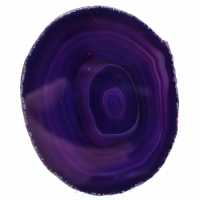 Agate violette d'ornement