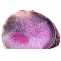 Décoration en agate rose