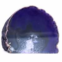 Agate violette décorative à poser