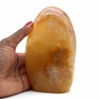 Roche en quartz jaune