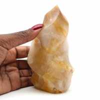 Flamme en agate