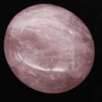 Galet en quartz rose