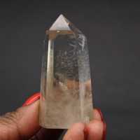 Prisme de quartz légèrement fumé