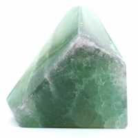 Bloc octaèdre en Fluorite verte