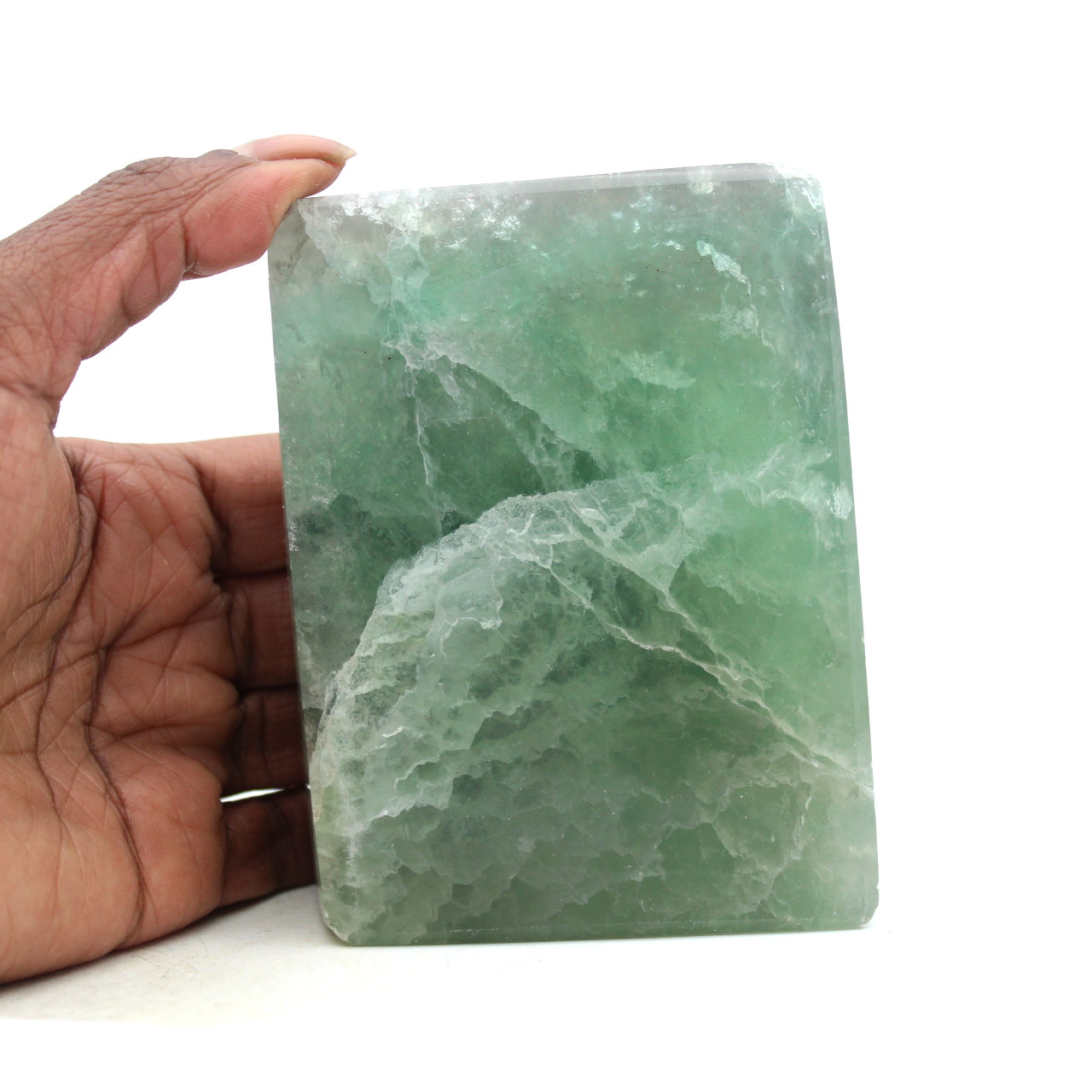 Hexaèdre en Fluorite verte