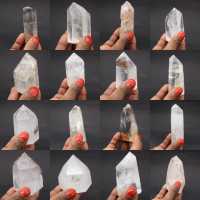 Prisme de quartz avec inclusion