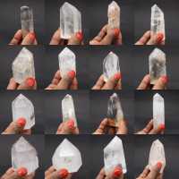 Prisme de quartz avec inclusion